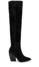 ALLSAINTS Reina Suede Boot in Black - ALLSAINTS Reina Bottine en daim en noir - ALLSAINTS Reina 黑色绒面革靴子 - ALLSAINTS Reina Wildlederstiefel in Schwarz - ALLSAINTS Reina 스웨이드 부츠블랙 색상 - Stivale ALLSAINTS Reina in pelle scamosciata in nero