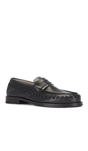 ALLSAINTS Sammy Black Leather Loafer in Black