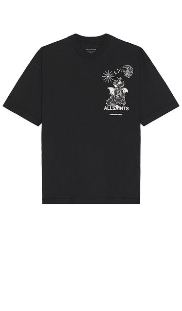 ALLSAINTS Serenade Tee in Black - T-shirt ALLSAINTS Serenade en noir - ALLSAINTS Serenade 黑色 T 恤 - ALLSAINTS Serenade T-Shirt in Schwarz - ALLSAINTS 세레나데 티셔츠 색상 - Maglietta ALLSAINTS Serenade in nero