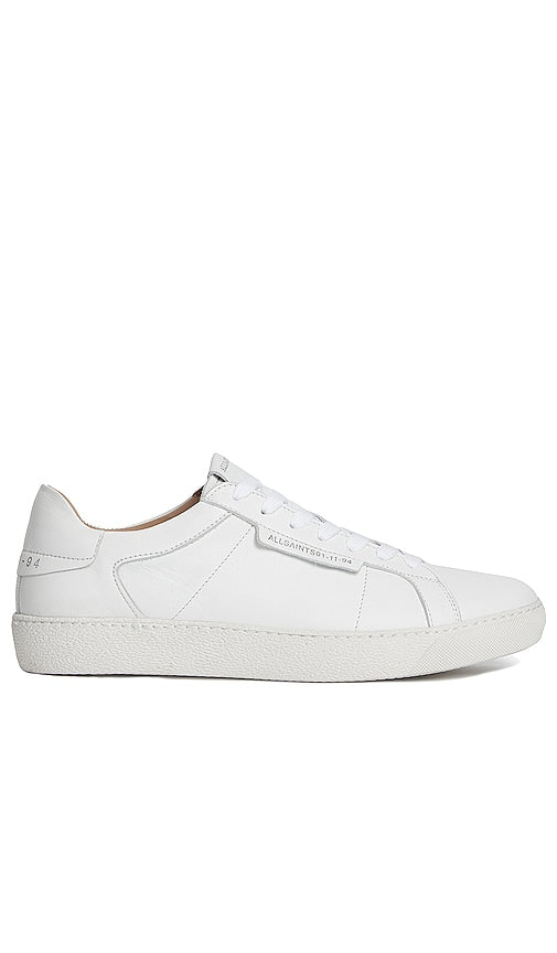ALLSAINTS Sheer Low Top in White - ALLSAINTS Haut bas transparent en blanc - ALLSAINTS 白色透明低帮鞋 - ALLSAINTS Transparentes Low-Top in Weiß - ALLSAINTS 쉬어 로우 탑 화이트 색상 - ALLSAINTS Top basso trasparente in bianco