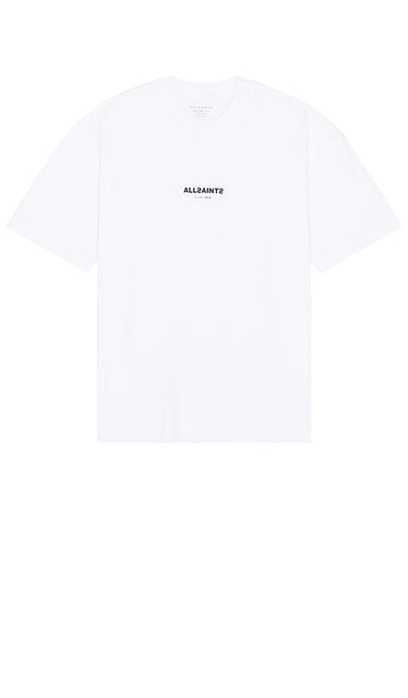 ALLSAINTS Subverse Tee in White - T-shirt ALLSAINTS Subverse en blanc - ALLSAINTS Subverse 白色 T 恤 - ALLSAINTS Subverse T-Shirt in Weiß - ALLSAINTS 서브버스 티셔츠 화이트 색상 - Maglietta ALLSAINTS Subverse in bianco