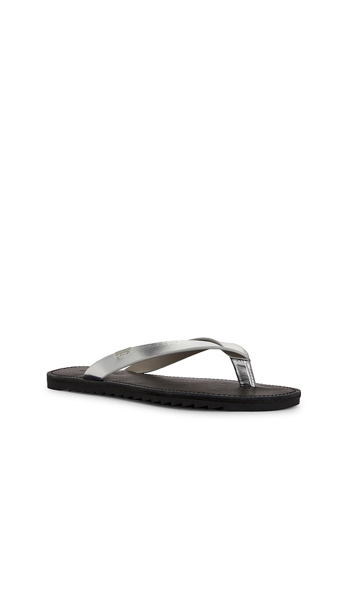 ALLSAINTS Sydney Sandal in Metallic Silver
