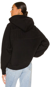 ALLSAINTS Talon Hoody in Black - Sweat à capuche ALLSAINTS Talon en noir - ALLSAINTS Talon 黑色连帽衫 - ALLSAINTS Talon Hoody in Schwarz - ALLSAINTS Talon 후디 블랙 색상 - Felpa con cappuccio Talon ALLSAINTS in nero