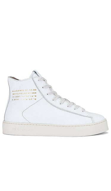 ALLSAINTS Tana High Top in White - ALLSAINTS Tana haut en blanc - ALLSAINTS Tana 白色高帮 - ALLSAINTS Tana High Top in Weiß - ALLSAINTS TANA 하이탑 화이트 색상 - ALLSAINTS Tana High Top in bianco