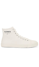 ALLSAINTS Underground Canvas High Top in White - ALLSAINTS Underground Canvas High Top en blanc - ALLSAINTS Underground 白色帆布高帮鞋 - ALLSAINTS Underground Canvas High Top in Weiß - ALLSAINTS 언더그라운드 캔버스 하이탑 화이트 색상 - Maglia alta ALLSAINTS Underground in tela bianca