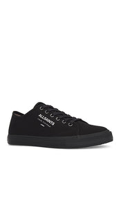 ALLSAINTS Underground Canvas Low Top in Black