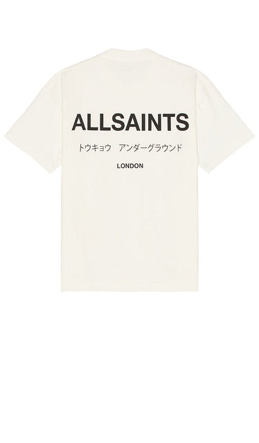 ALLSAINTS Underground Crew in White - ALLSAINTS Underground Crew en blanc - ALLSAINTS 白色地下工作人员 - ALLSAINTS Underground Crew in Weiß - ALLSAINTS 언더그라운드 크루 화이트 색상 - Equipaggio sotterraneo degli ALLSAINTS in bianco