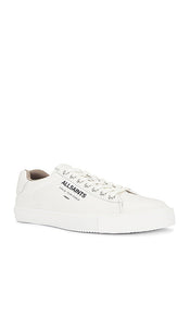 ALLSAINTS Underground Leather Low Top in White