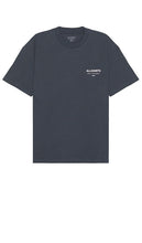 ALLSAINTS Underground Short Sleeve Crew in Slate