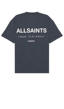 ALLSAINTS Underground Short Sleeve Crew in Slate - ALLSAINTS Underground - Crew à manches courtes - Ardoise - ALLSAINTS Underground 板岩色短袖圆领上衣 - ALLSAINTS Underground Kurzarm-Rundhalsshirt in Schiefer - ALLSAINTS 언더그라운드 숏 슬리브 크루 슬레이트 - Maglietta a maniche corte ALLSAINTS Underground in ardesia