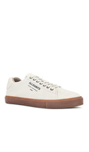 ALLSAINTS Underground Suede Low Top in Cream