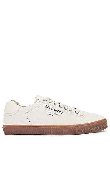 ALLSAINTS Underground Suede Low Top in Cream - ALLSAINTS Underground Suede Low Top en crème - ALLSAINTS Underground 奶油色绒面革低帮鞋 - ALLSAINTS Underground Wildleder Low Top in Creme - ALLSAINTS 언더그라운드 스웨이드 로우탑 - ALLSAINTS Underground camoscio basso in crema