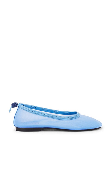 ALOHAS Gill Mesh Ballet Flats in Blue | Blue Ballet Flats for Women