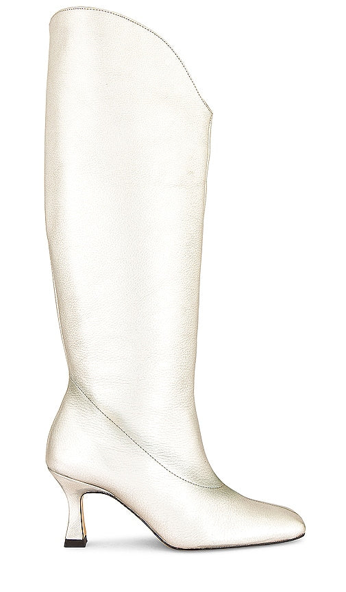 ALOHAS Billy Boots in Metallic Silver - Bottes Billy ALOHAS en argent métallisé - ALOHAS 金属银比利靴子 - ALOHAS Billy Boots in Metallic-Silber - ALOHAS 빌리 부츠 메탈릭 실버 소재 - Stivali ALOHAS Billy in argento metallizzato