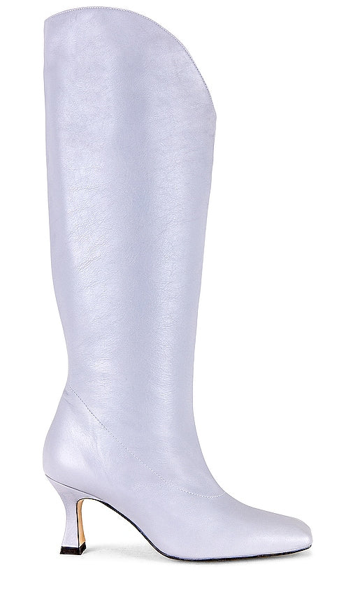 ALOHAS Billy Leather Boot in Mauve - Botte en cuir ALOHAS Billy en mauve - ALOHAS Billy 紫红色皮靴 - ALOHAS Billy Lederstiefel in Mauve - ALOHAS Billy 레더 부츠 - ALOHAS Billy Stivale in pelle color malva