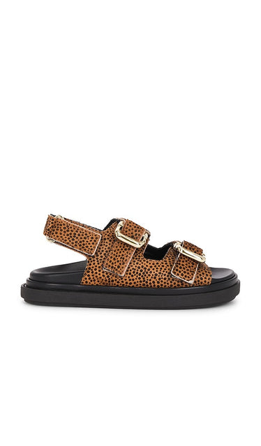 ALOHAS Harper Sandals in Brown | Soft Tan Slides for Women
