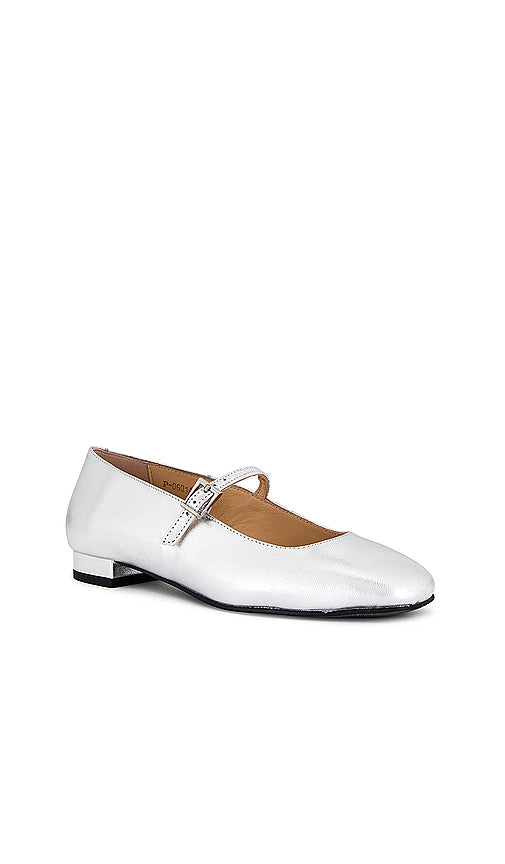 ALOHAS Por Do Sol Flat in Metallic Silver