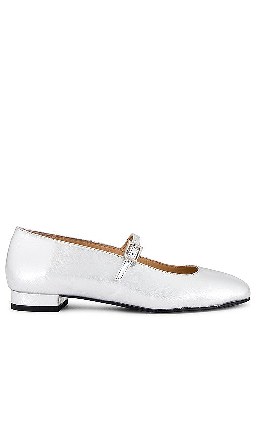 ALOHAS Por Do Sol Flat in Metallic Silver - ALOHAS Por Do Sol Flat en argent métallisé - 金属银 ALOHAS Por Do Sol Flat - ALOHAS Por Do Sol Flat in Metallic-Silber - ALOHAS Por Do Sol 플랫 메탈릭 실버 소재 - Piatto ALOHAS Por Do Sol in argento metallizzato