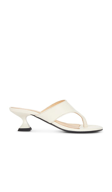 ALOHAS Tess Sandals in Cream | Cream Heeled Sandals for Women