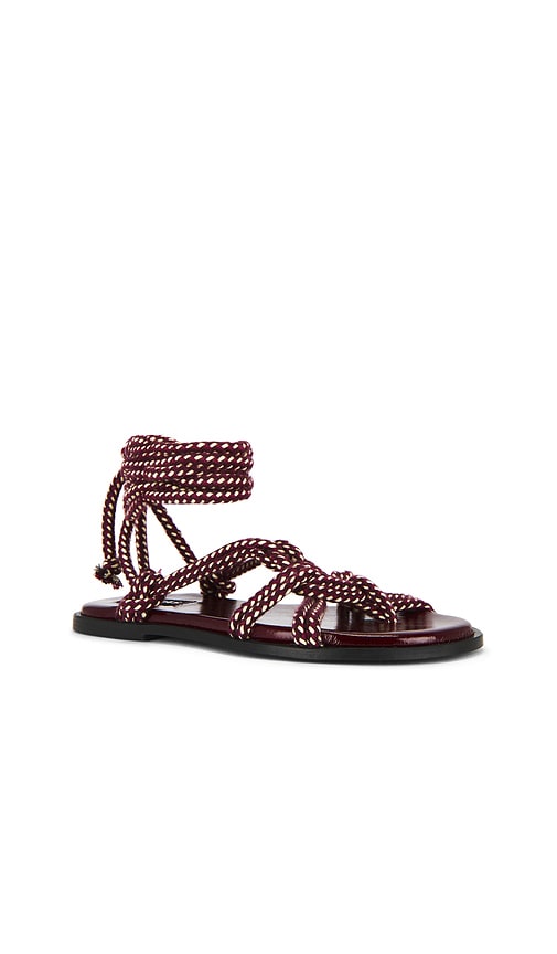 ALOHAS Tory Sandals in Burgundy