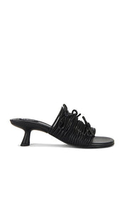 ALOHAS Viva Sandals in Black | Black Black Sandals for Women
