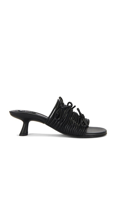 ALOHAS Viva Sandals in Black | Black Black Sandals for Women