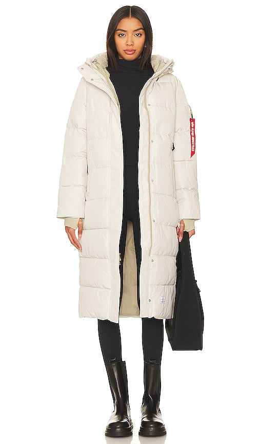 ALPHA INDUSTRIES Sierra Parka in Cream