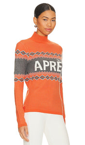 Alp N Rock Aurora Mock Neck Sweater in Orange