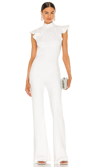 Amanda Uprichard X REVOLVE Davina Jumpsuit in Ivory - Amanda Uprichard X REVOLVE Combinaison Davina en Ivoire - Amanda Uprichard X REVOLVE Davina 象牙色连身裤 - Amanda Uprichard X REVOLVE Davina Jumpsuit in Elfenbein - Amanda Uprichard X REVOLVE Davina 점프수트 - Tuta Amanda Uprichard X REVOLVE Davina in avorio