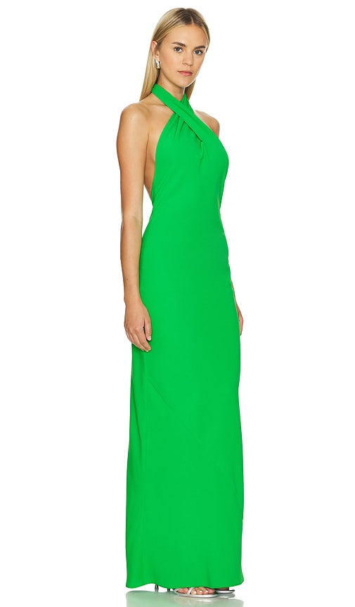 Amanda Uprichard X Revolve Galilea Gown in Green