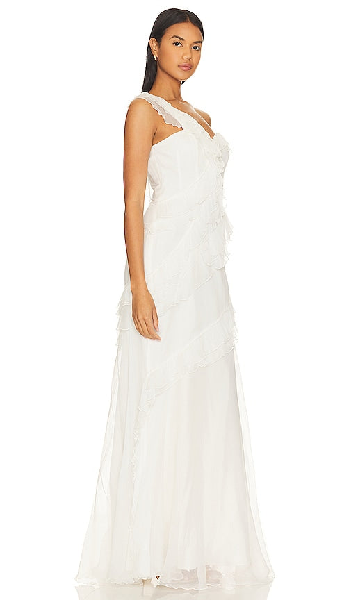 AMUR Harlow Gown in Ivory