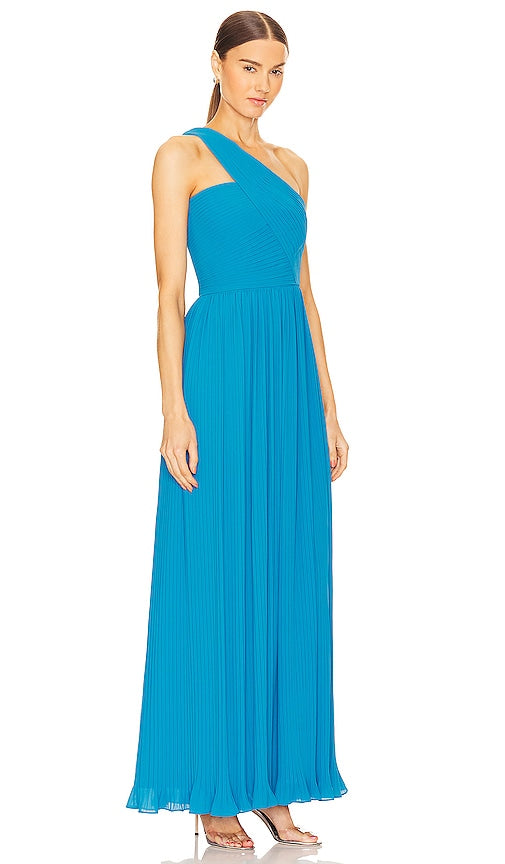 AMUR Skye Gown in Blue
