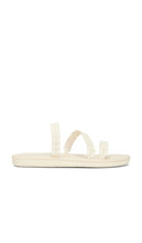Ancient Greek Sandals Iliana Sandal in Ivory | Off White Flat Sandals for Women