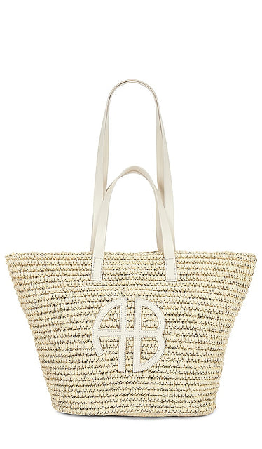 ANINE BING Palermo Tote in Ivory