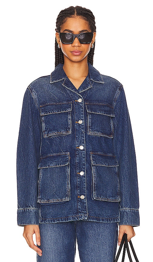 ANINE BING Alden Jacket in Blue