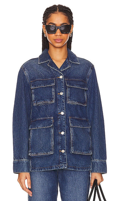 ANINE BING Alden Jacket in Blue