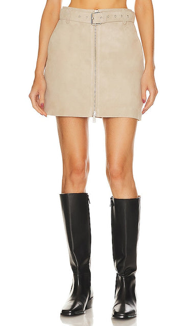 ANINE BING Ana Skirt in Taupe - ANINE BING Jupe Ana en Taupe - ANINE BING 灰褐色 Ana 半身裙 - ANINE BING Ana Rock in Taupe - ANINE BING ANA 스커트 - ANINE BING Gonna Ana in tortora