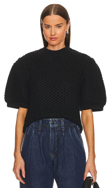 ANINE BING Brittany Sweater in Black - ANINE BING Pull Brittany en Noir - ANINE BING 黑色布列塔尼毛衣 - ANINE BING Brittany Pullover in Schwarz - ANINE BING 브리타니 스웨터블랙 색상 - ANINE BING Maglione Brittany in nero
