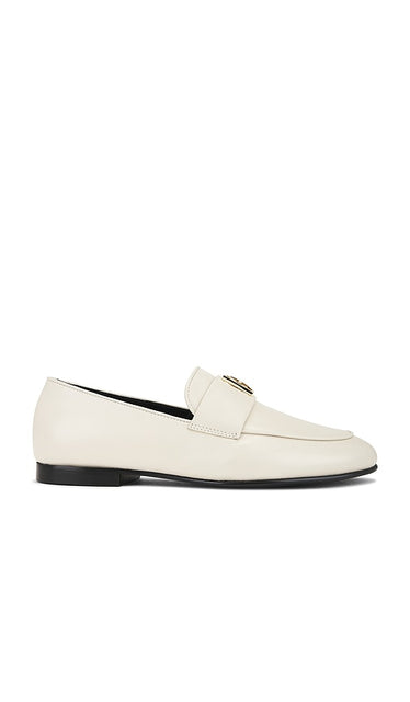 ANINE BING Corrine Loafers in Ivory | Ivory Loafers & Oxfords Flats for Women
