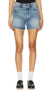 ANINE BING Dalton Short in Blue - ANINE BING Short Dalton en Bleu - ANINE BING Dalton 蓝色短裤 - ANINE BING Dalton Short in Blau - ANINE BING Dalton 쇼츠 블루 색상 - ANINE BING Pantaloncini Dalton in blu