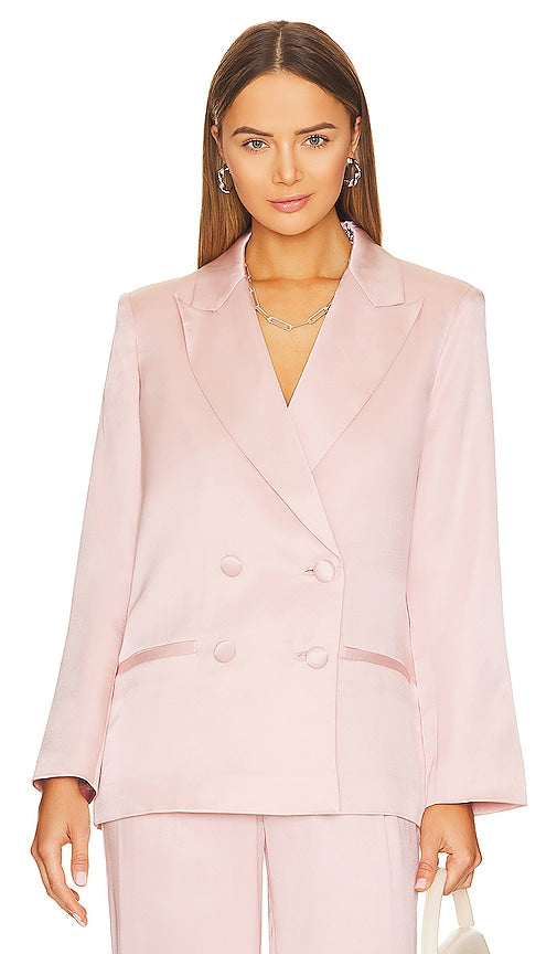 ANINE BING Donnie Blazer in Blush - ANINE BING - Blazer Donnie en Blush - ANINE BING Donnie 腮红西装外套 - ANINE BING Donnie Blazer in Blush - ANINE BING 도니 블레이저 블러시 - ANINE BING Donnie Blazer in fard