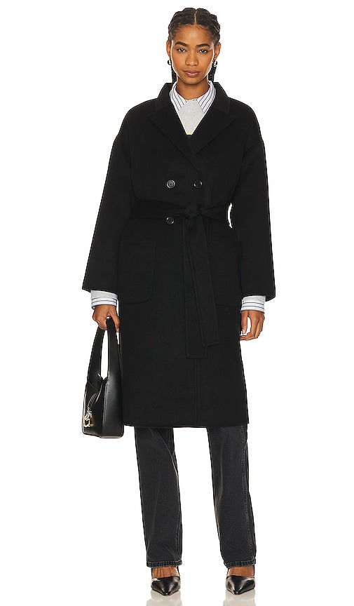 ANINE BING Dylan Coat in Black