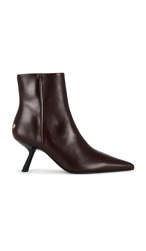 ANINE BING Hilda High Heel Boot in Burgundy | Burgundy Ankle Boots for Women