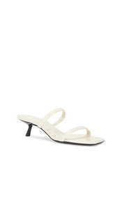 ANINE BING Hilda Mule Sandals in Ivory
