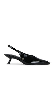 ANINE BING Hilda Slingback Pump in Black | Black Pump Heels for Women