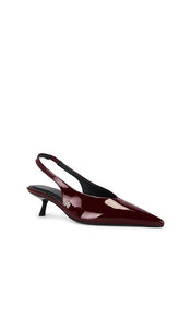 ANINE BING Hilda Slingback Pump in Burgundy