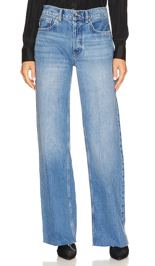 ANINE BING Hugh Jean in Blue - ANINE BING Jean Hugh en Bleu - ANINE BING 蓝色休·吉恩 (ANINE BING) - ANINE BING Hugh Jean in Blau - ANINE BING 휴 진 블루 색상 - ANINE BING Hugh Jean in blu