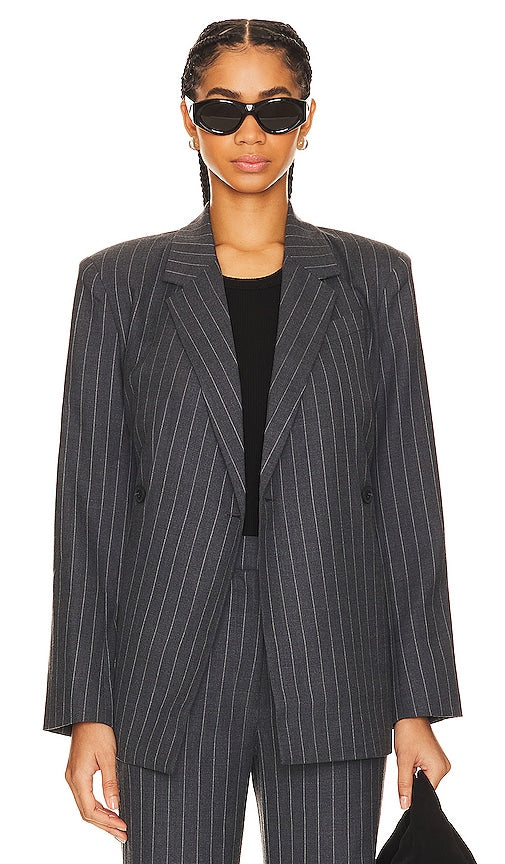 ANINE BING Kaia Blazer in Charcoal