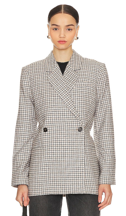 ANINE BING Kaia Blazer in Cream - ANINE BING Blazer Kaia en Crème - ANINE BING Kaia 奶油色西装外套 - ANINE BING Kaia Blazer in Creme - ANINE BING 카이아 블레이저 크림색 - Giacca Kaia ANINE BING color crema