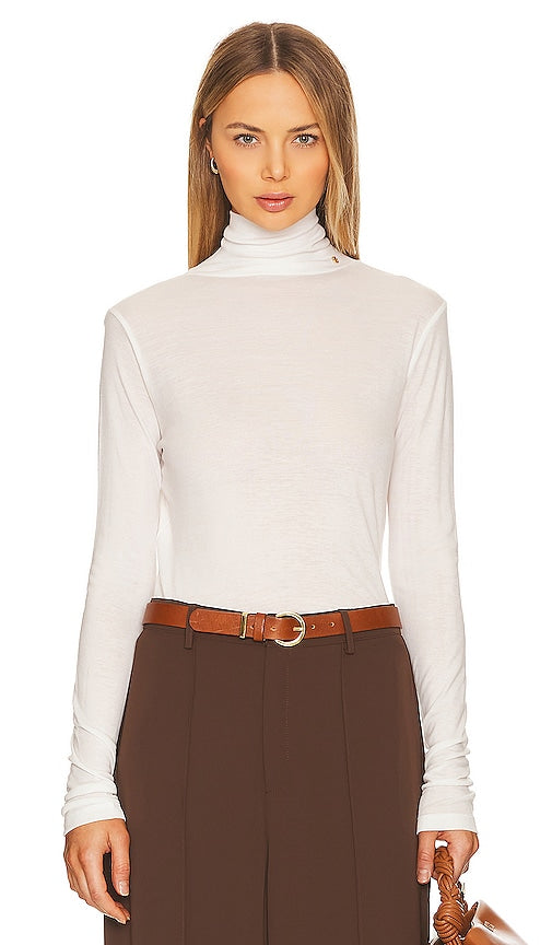 ANINE BING Lia Top in Cream - ANINE BING Haut Lia en Crème - ANINE BING Lia 奶油色上衣 - ANINE BING Lia Top in Creme - ANINE BING LIA 탑 in 크림 - ANINE BING Lia Top in Crema